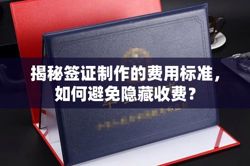 雷山揭秘签证制作的费用标准，如何避免隐藏收费？