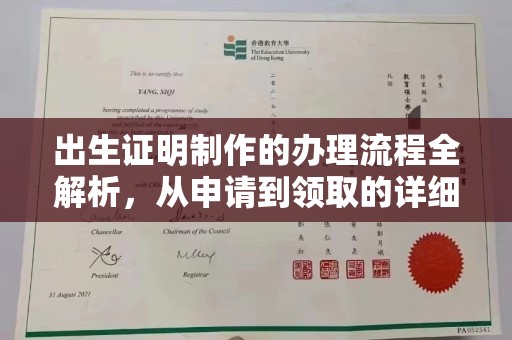 雷山出生证明制作的办理流程全解析，从申请到领取的详细指南