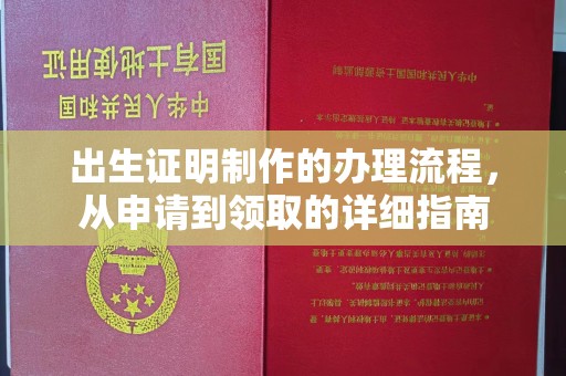 雷山出生证明制作的办理流程，从申请到领取的详细指南