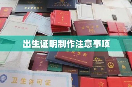 雷山出生证明制作注意事项