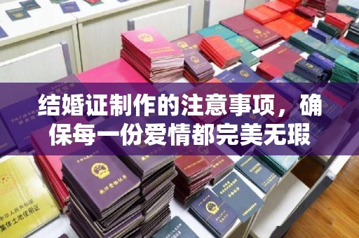 雷山结婚证制作的注意事项，确保每一份爱情都完美无瑕