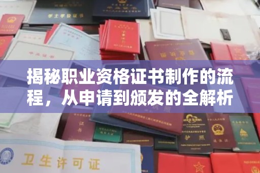 雷山揭秘职业资格证书制作的流程，从申请到颁发的全解析