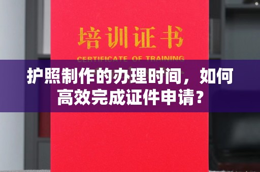 雷山护照制作的办理时间，如何高效完成证件申请？