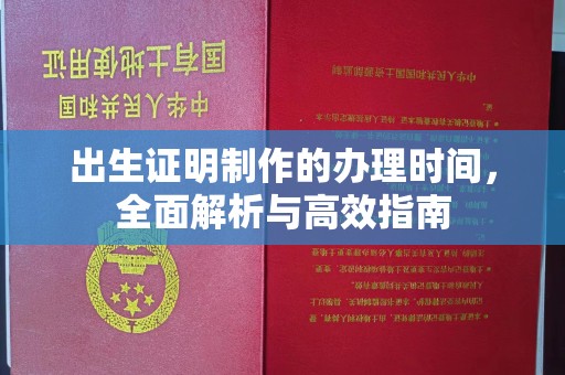 雷山出生证明制作的办理时间，全面解析与高效指南
